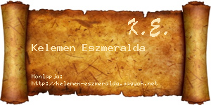 Kelemen Eszmeralda névjegykártya